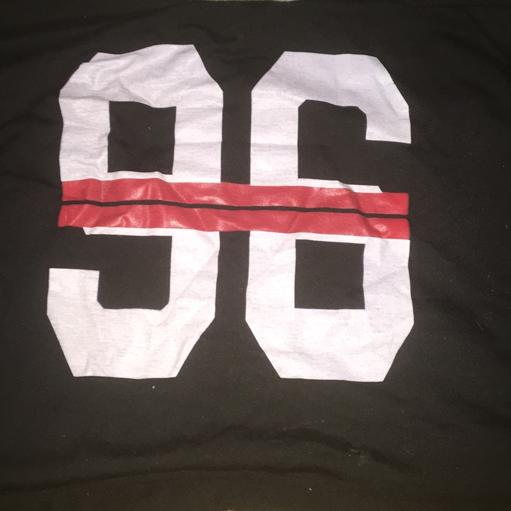 96 long sleeve crop top